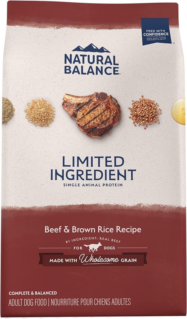 Natural Balance Kibble dog food 
